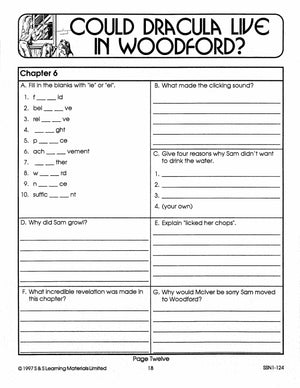 Could Dracula Live in Woodford? Lit Link/Novel Study Grades 4-6