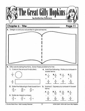 The Great Gilly Hopkins, by Katherine Patterson Lit Link Grades 4-6