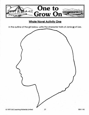 One to Grow On Lit Link/Novel Study Grades 4-6