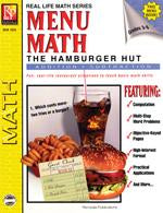 Menu Math: The Hamburger Hut (+, -) Gr. 3-6