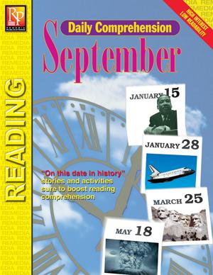 Daily Comprehension: September Gr. 5-12, R.L. 3-4