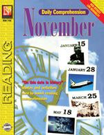 Daily Comprehension: November Gr. 5-12, R.L. 3-4