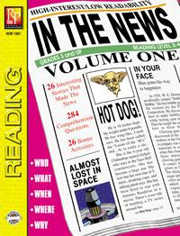 In The News! Volume 1 Gr. 3-12, R.L. 3-4