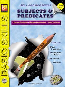 Skill Booster Series: Subjects & Predicates Gr. 3-8, R.L. 3-4