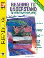 Specific Skills Series: Reading to Understand Gr. 4-12, R.L. 3-4