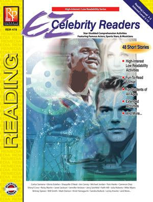 EZ Celebrity Readers Gr. 3-12, Reading Level Grades 2-3