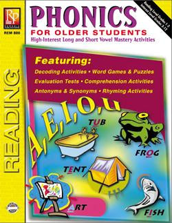 Phonics for Older Students Gr. 3-8, R.L. 1-2