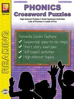 Phonics Crossword Puzzles Gr. 3-8, R.L. 1-2