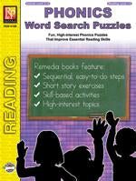 Phonics Word Search Puzzles Gr. 1-3, R.L. 1-2