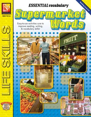 Essential Vocabulary: Supermarket Words Gr. 4-12, R.L. 3-4