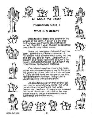 All About Deserts Grades 4-6