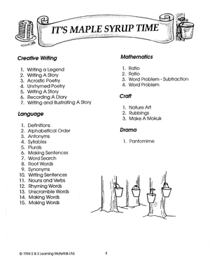 It's Maple Syrup Time Grades 2-4, Maple Syrup History, Maple Syrup Collection, Maple Syrup Products