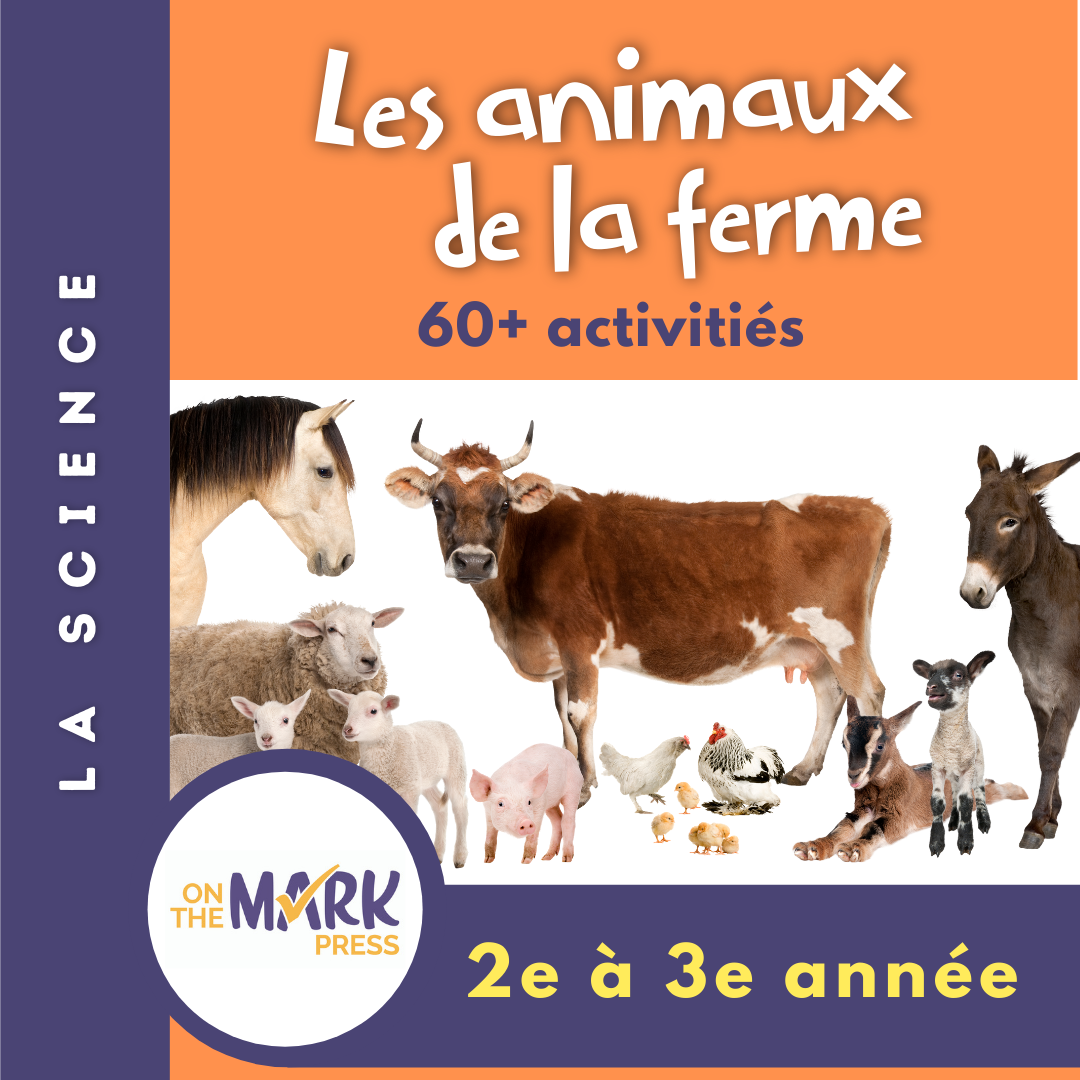 Les animaux de la ferme 2e à 3e année