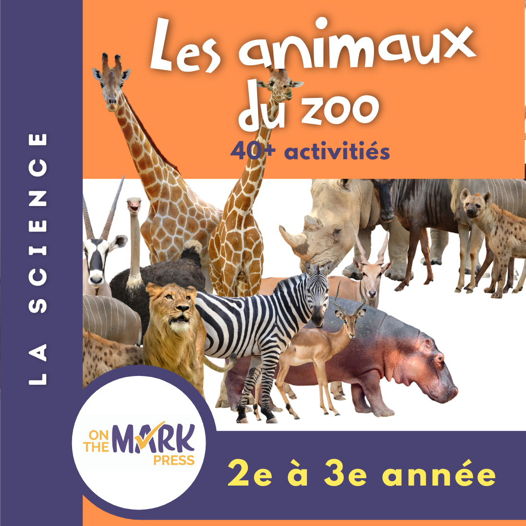Les Animaux du Zoo 2e à 3e année