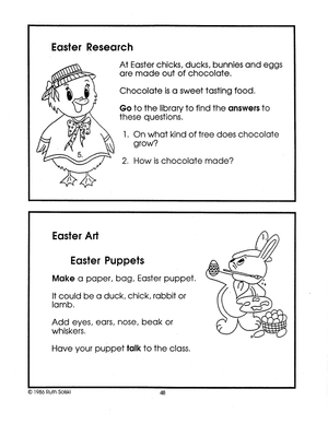 The Wonders of Easter Theme Grades 2