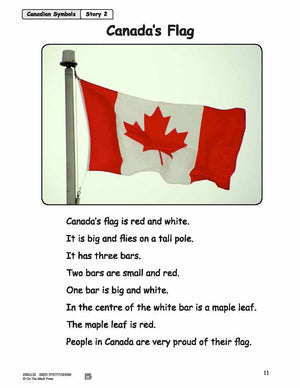 Canada's Flag Reading Lesson Grades 1-2