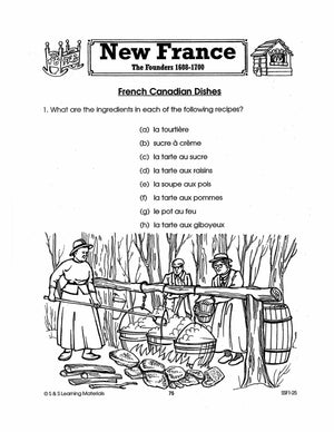 New France: The Founders 1608-1700: 10 Research Activities Gr. 7-8