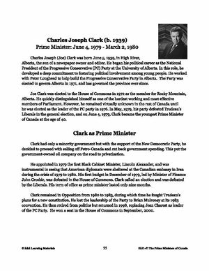 Charles Joseph Clark & John Turner Lesson Plan Grades 4-8