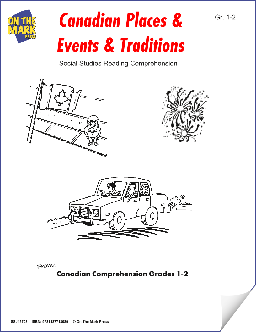 Canadian Places & Events & Traditions Cdn Reading Comp. Gr. 1-2