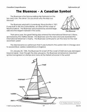 Grade 4 Canadian Reading & Social Studies Assessment