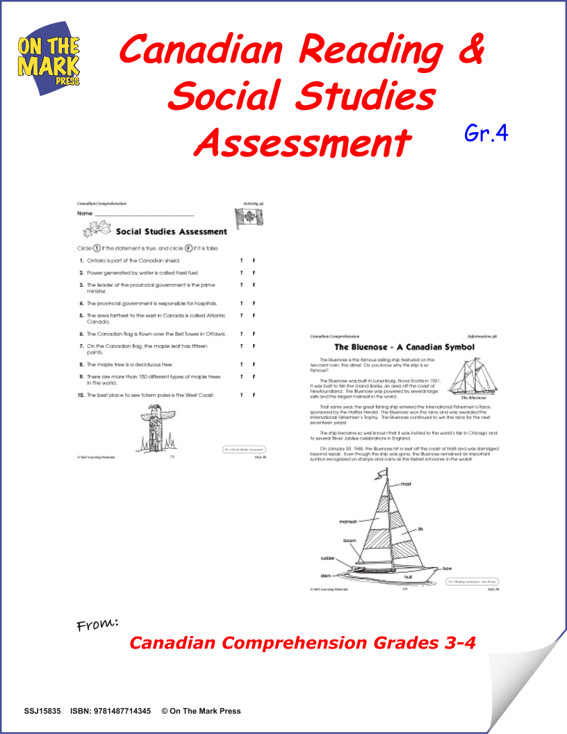 Grade 4 Canadian Reading & Social Studies Assessment