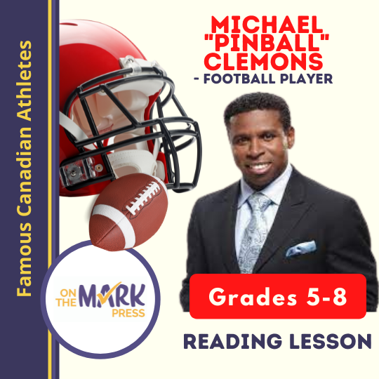 Michael "Pinball" Clemons - Football Player  Reading Lesson Grades 5-8