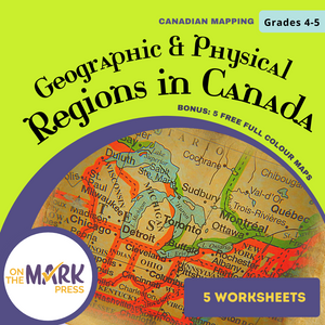 Kinds of Maps Worksheets Grades 5-6