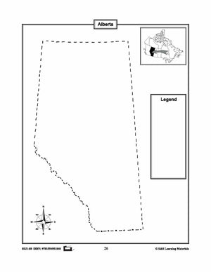 Maps of Alberta Grades 4-8