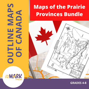 Maps of the Prairie Provinces $avings Bundle! Grades 4-8