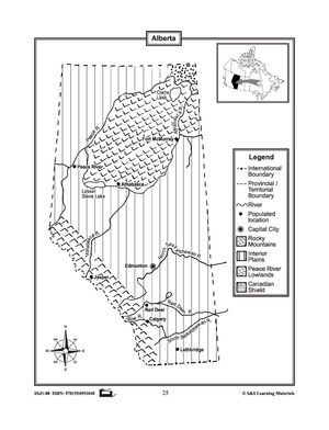 Maps of the Prairie Provinces $avings Bundle! Grades 4-8