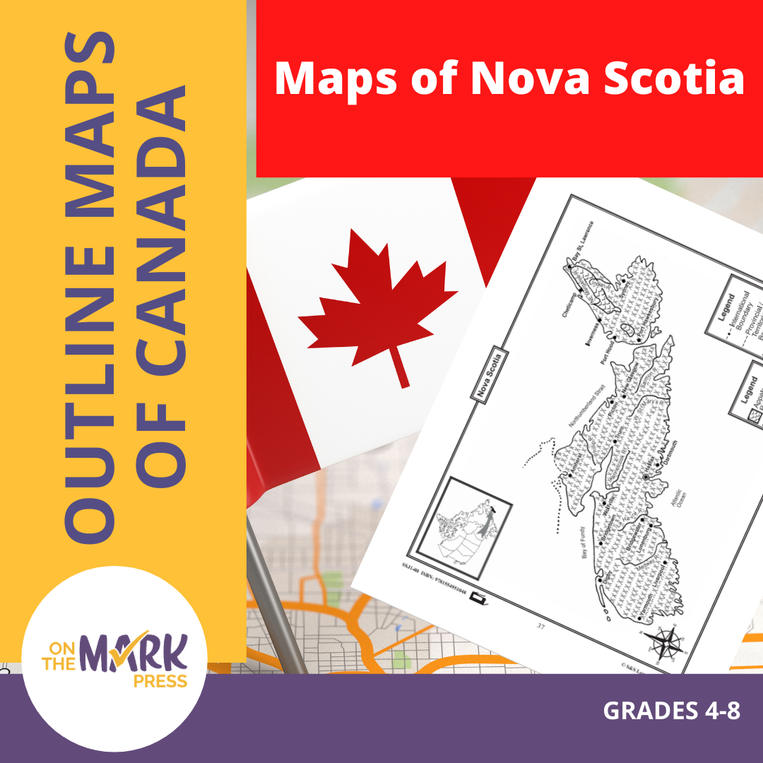 Maps of Nova Scotia Grades 4-8