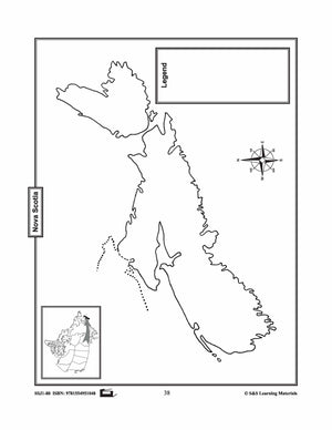 Maps of Nova Scotia Grades 4-8