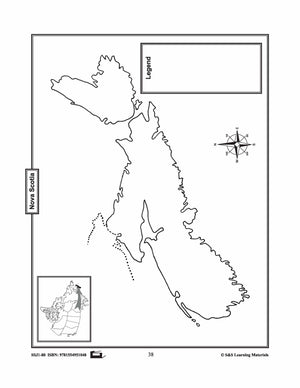 Maps of the Maritime Provinces $avings Bundle! Grades 4-8