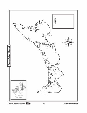 Maps of the Maritime Provinces $avings Bundle! Grades 4-8