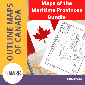 Maps of the Maritime Provinces $avings Bundle! Grades 4-8