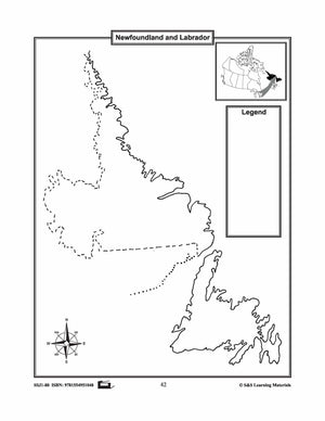 Maps of Newfoundland & Labrador Grades 4-8