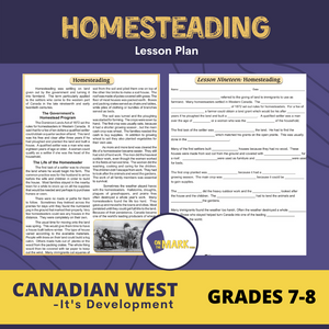 Homesteading Lesson Grades 7-8