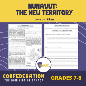 Nunavut:  The New Territory Lesson Grades 7-8