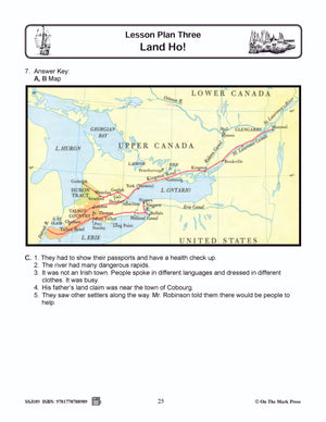 Land Ho! An Early Settlers Lesson Grades 2-4