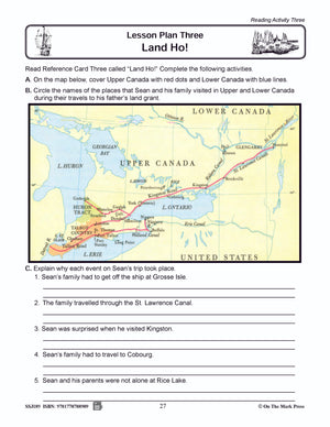 Land Ho! An Early Settlers Lesson Grades 2-4