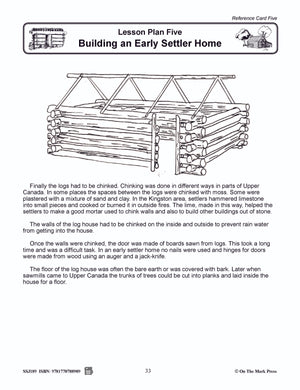 Building an Early Settler Home Grades 2-4