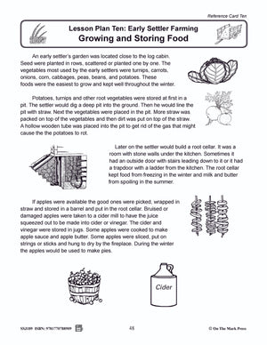 Early Settler Farming - Growing and Storing Food Grades 2-4