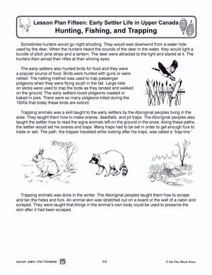 Early Settler - Hunting, Fishing and Trapping Grades 2-4