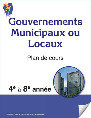 Gouvernements Municipaux Ou Locaux  Plan De Cours 4e à 8e année