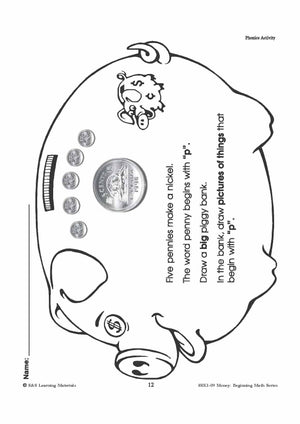 Canadian Money: Phonics Worksheets Grades 1-3