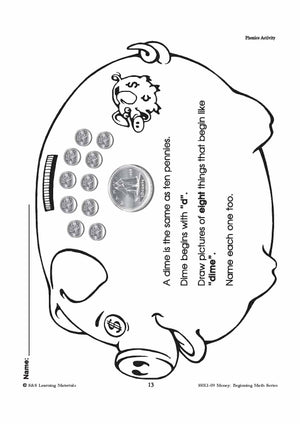 Canadian Money: Phonics Worksheets Grades 1-3