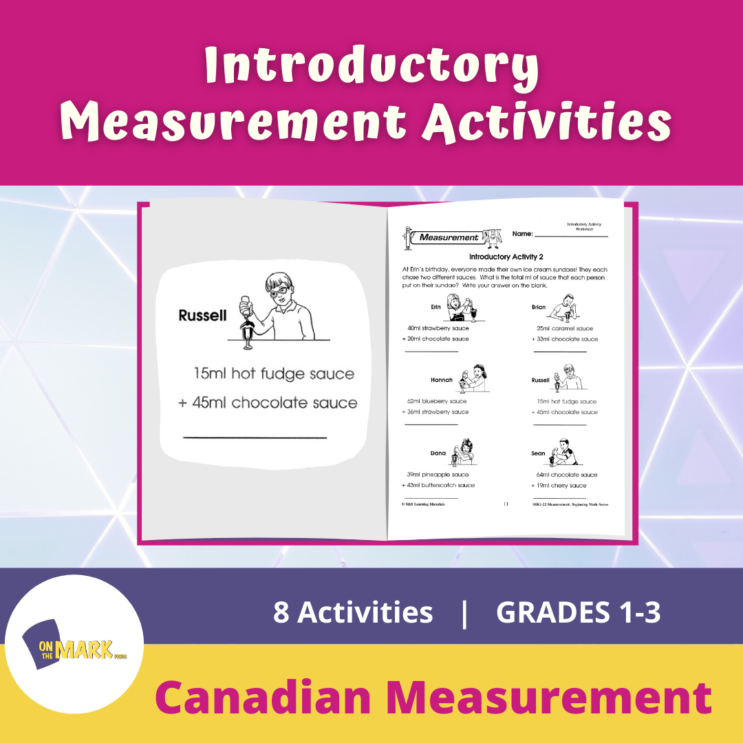 Introductory Measurement Activities Grades 1-3