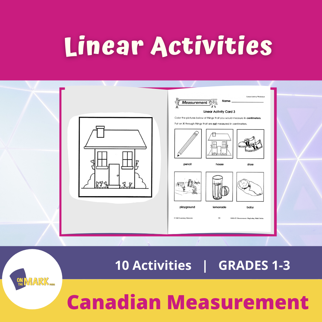 Linear Activities Grades 1-3
