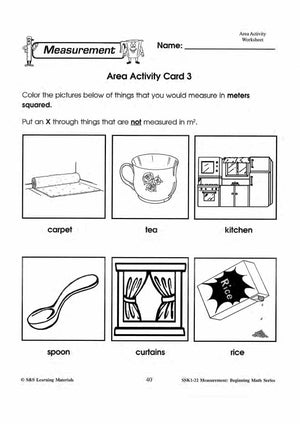 Area Activities Grades 1-3