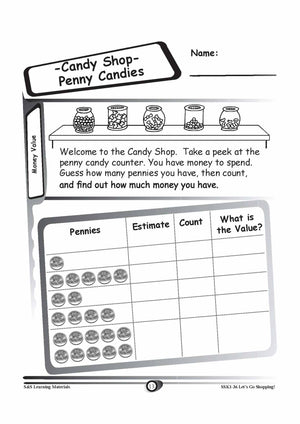 Canadian Money Value Grades K-3 Worksheets